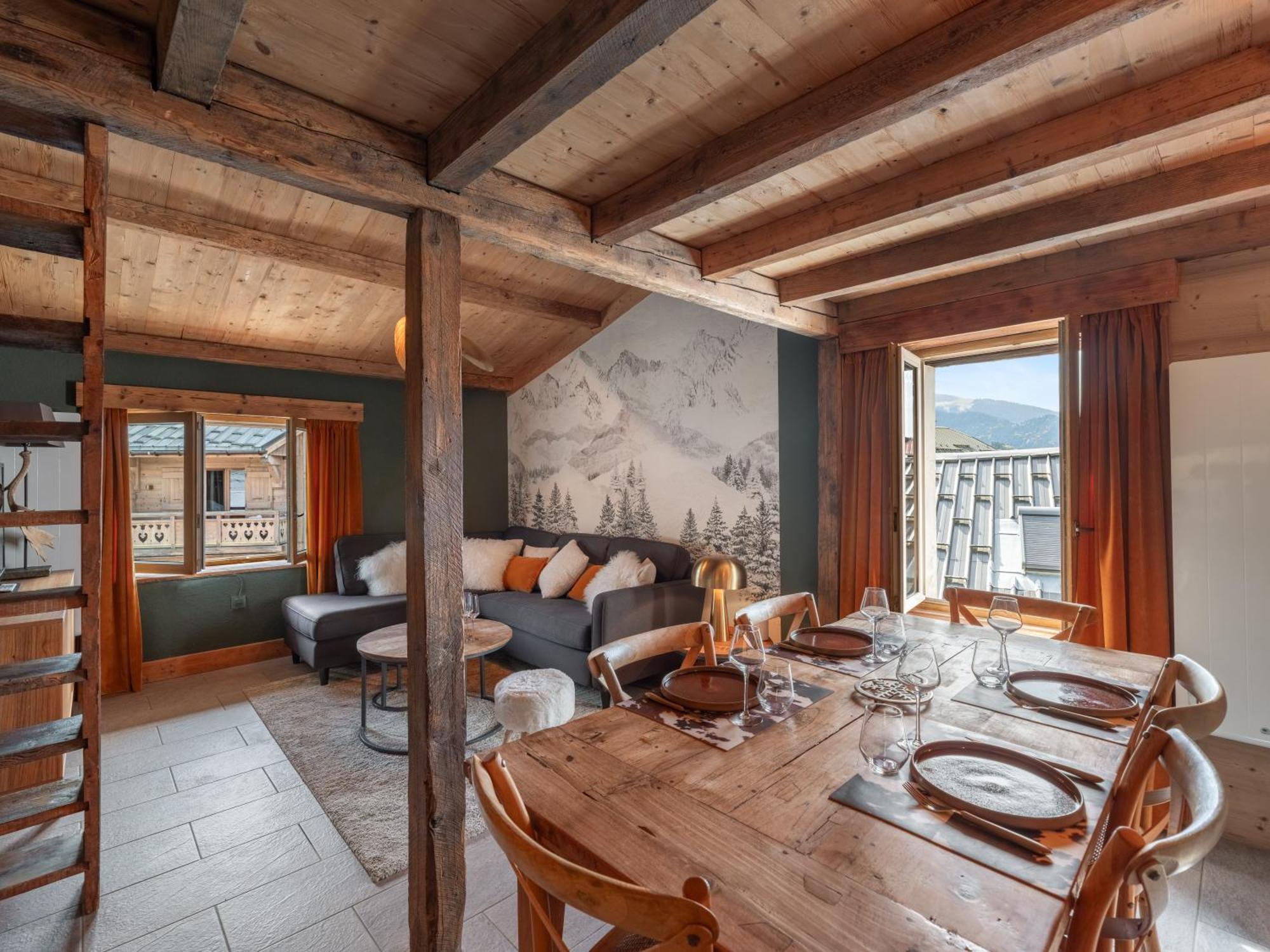 Nid Douillet Au Coeur De Megeve Daire Dış mekan fotoğraf