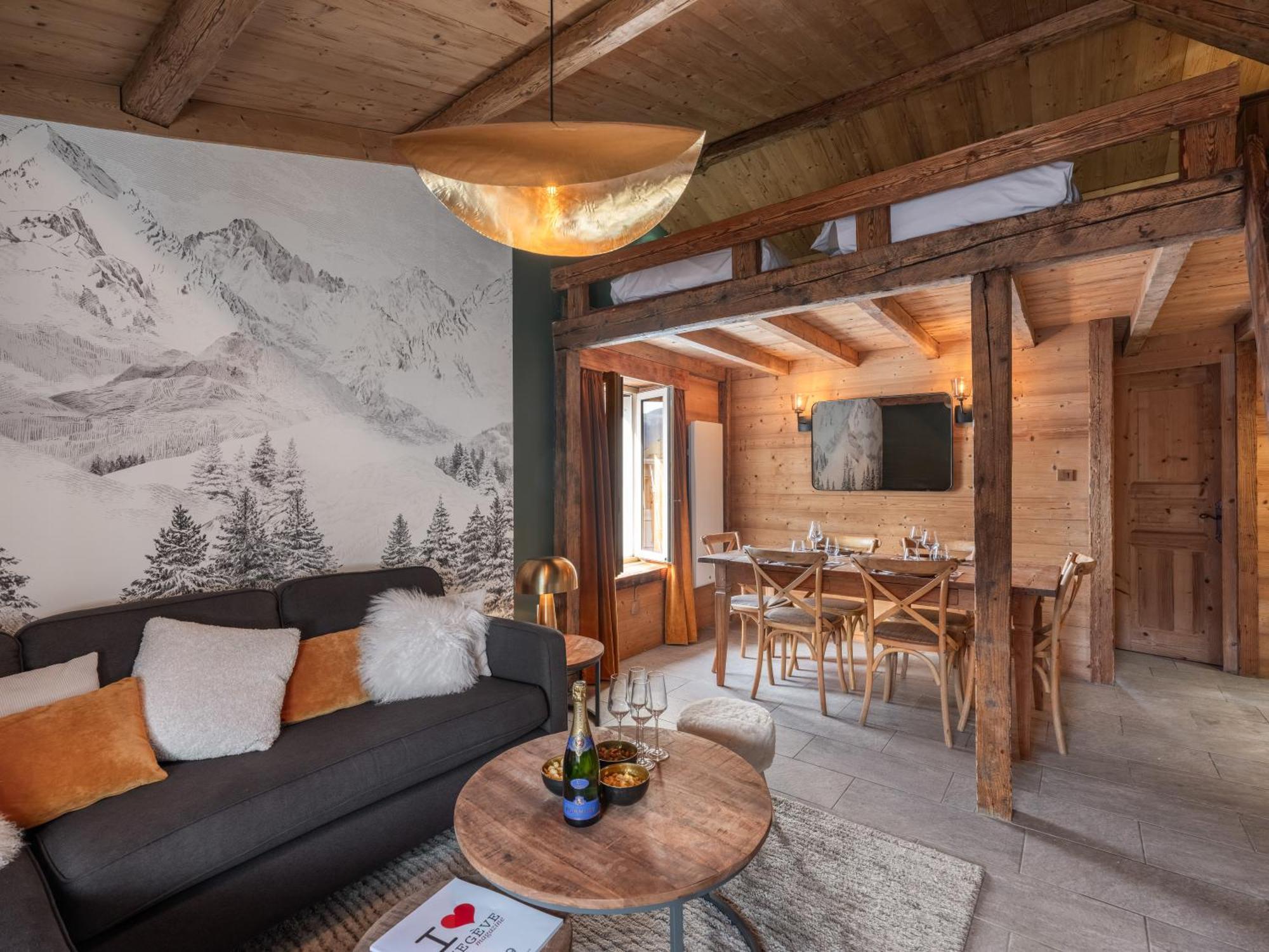 Nid Douillet Au Coeur De Megeve Daire Dış mekan fotoğraf